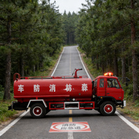 Camion-citerne à eau diesel Dongfeng neuf 10 m³ 10000 L [XXX]HP 4x2 double usage pour la lutte contre les incendies municipaux et les urgences sanitaires