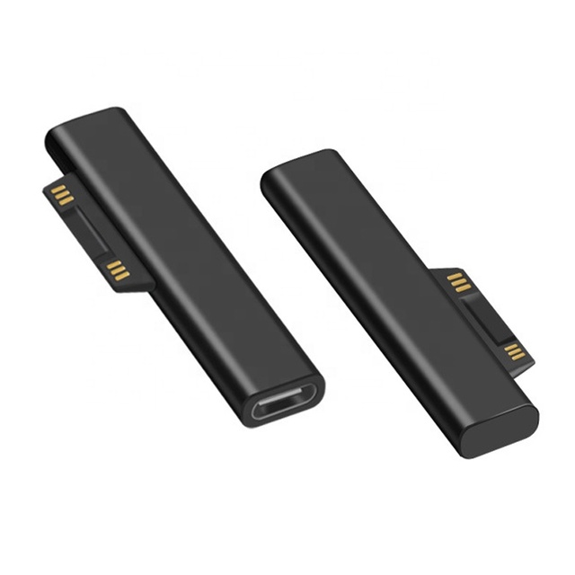Type C Female PD 65W 3A Fast Charging Plug Converter for Surface Pro 3 4 5 6 Go Connector for USB C Female Adapter Surface Book