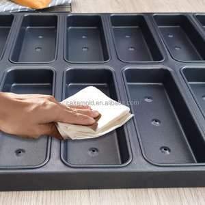 Moule à pâtisserie rectangulaire écologique en métal avec revêtement PTFE pour pain, brownies et gâteaux éponge - Product Image 5