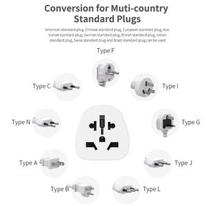 Worldplug phổ thế giới để Switzerland du lịch cắm Adapter 3 pin loại J Swiss cắm Adapter - Product Image 3