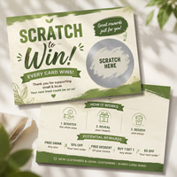 Impression de cartes à gratter en papier noir de qualité supérieure, cartes à gratter promotionnelles personnalisées avec logo, laminées brillantes de luxe