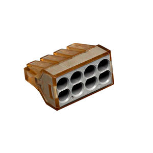 ปลั๊กอินแบบใส ขั้วต่อแบบเร็ว 8 พิน 2.5 ตร.มม. สำหรับสายไฟอาคารแบบเทอร์มินัลบล็อก Ys 608 - Product Image 1