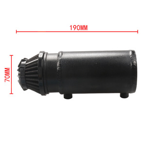 Bouchon de ventilation d'huile moteur de voiture avec filtre pour mise à niveau et modernisation, design en métal noir - Product Image 4