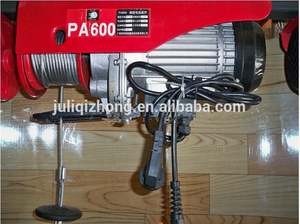 500kg PA500 200kg PA200 220 <span class=keywords><strong>V</strong></span> 110V 12M 18M 30M mikro Mini Suspending kawat listrik tali mengangkat <span class=keywords><strong>Hoist</strong></span> - Product Image 4
