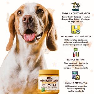 נוסחה מותאמת אישית כלב multitamamin גלוקוזאמין תוספי מזון עבור גיל ספציפי לחיות מחמד תזונה Nasc - Product Image 4