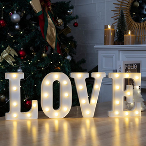 <span class=keywords><strong>Letras</strong></span> LED Grandes para Decoración, 4 y 5 Pies, <span class=keywords><strong>Letras</strong></span> <span class=keywords><strong>Gigantes</strong></span> <span class=keywords><strong>DIY</strong></span> para Baby Shower, Cumpleaños, Bodas, Fondo de Noche - Product Image 5