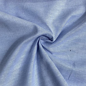 Высокое качество <span class=keywords><strong>CVC</strong></span> СПАНДЕКС Оксфорд 70% хлопок 27% поли 3% <span class=keywords><strong>SPAN</strong></span> сплошная ткань для рубашек - Product Image 6