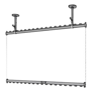 Tendedero de Ropa de Aleación de Aluminio con Ranuras, 1, 2, 1.5, 2, 2.5, 3 Metros, Resistente al Viento, para Balcón y Uso Doméstico - Product Image 5
