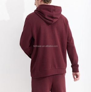 Wholesale Custom Hooded Unisex Oversized Cropped Drawstring Pullover Hoodie Pocket Anti-Pilling Breathable High Quality Blank - Product Image 2