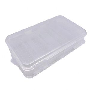 Customization Wholesale Portable Pill <b>Box</b> Case <b>Travel</b> Storage Double-sided 10 Compartments Plastic Pill <b>Box</b> - Product Image 1