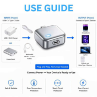 Chargeur rapide 140W avec séparateur de charge complète et protection contre les surcharges, protocoles VOOC/SuperVOOC, port Type-C pour téléphones mobiles