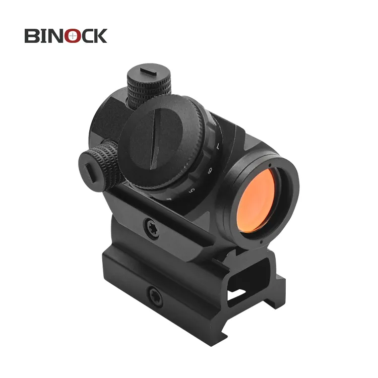 BINOCK 2000J .223/5.56 and .308/7.62 Red Dot Sight 1X20 Red Coated Lens Red Dot 11 Level Fit For 11mm/20mm Fully Multi Coated