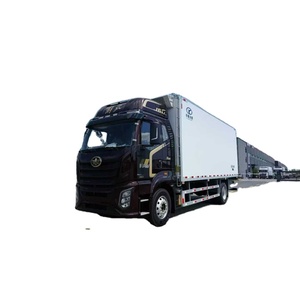 Camion frigorifique Euro VI FAW J6G avec certificats COC et E-mark complets pour le dédouanement au port de Klaipeda, <span class=keywords><strong>Lituanie</strong></span>, UE - Product Image 1