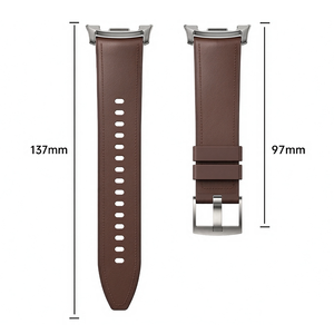 สายนาฬิกาหนังแท้ซิลิโคนสำหรับเปลี่ยนใส่ Samsung Galaxy Watch9/Watch8/8 Classic - Product Image 3