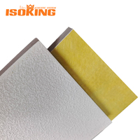 ISOKING Panneaux acoustiques en fibre de verre Faux plafond Acoustique Décoratif Amovible Carreaux de verre Panneaux Salons Chambres à coucher