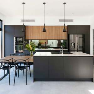 Cuisine moderne sur mesure, design simple en bois pour cuisine - Product Image 2