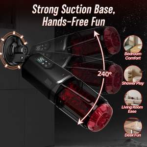 ハンズフリーセックスマシン、推進・回転・舐める・振動機能搭載、AI同期アプリ制御、男性用オナホール、大人のおもちゃ - Product Image 5