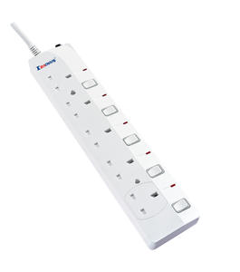 Interruptor Individual BS <span class=keywords><strong>IEC</strong></span> 13A con 2 Puertos USB-C y 4 Tomas de Corriente, Enchufe de Extensión - Product Image 4