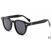 Lunettes de soleil de luxe de haute qualité YIYI, lunettes de soleil en acétate personnalisées avec logo pour hommes et femmes
