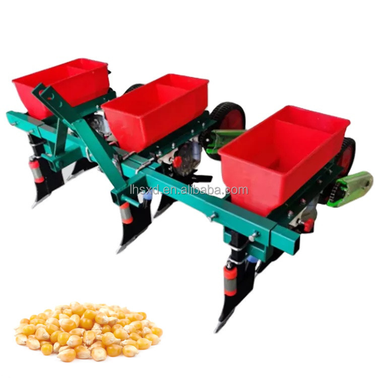 Трехпозиционная подвесная сеялка для кукурузы 2 3 4 ряда/точная сеялка для кукурузы, подходит для четырехколесного трактора