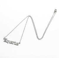 Collier en acier inoxydable couleur or et argent, imperméable, sans décoloration, mode simple, douze constellations pour femmes