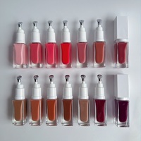 Gloss à lèvres de haute qualité avec logo personnalisé, non collant, brillant, imperméable, hydratant, fini verre, maquillage pour les lèvres, marque privée OEM