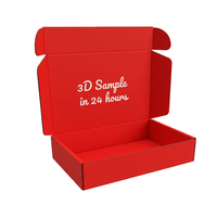 Boîte d'expédition en carton ondulé personnalisable et étanche avec doublure intérieure en mousse – Couleur/taille personnalisée pour articles de mode, bijoux, cadeaux