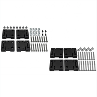 Pièces CNC de précision personnalisées en aluminium 7075, charnières de porte avant et arrière pour voiture