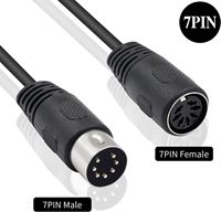 7-Poliges DIN-Verlängerungskabel, Professionelles Premium-Audio 7-Pin-DIN-Verlängerungskabel für Bang & Olufsen, Naim, Quad Ster
