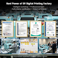 Digitale Custom Printmachine A3 UV3050 Flatbed UV-printer DX7 printkop voor acryl, metaal, houten ambachten & telefoonhoesjes