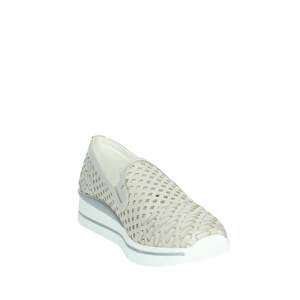 Cinzia Soft Donna <b>Slip</b> <b>on</b> IV2014846 CA Grey Breathable Genuine <b>Leather</b> Walking <b>Shoes</b> - Product Image 4