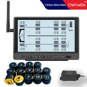 Camión de 14 ruedas <span class=keywords><strong>TPMS</strong></span> Monitor de presión de neumáticos <span class=keywords><strong>universal</strong></span> Autobús de alta precisión externo inalámbrico - Product Image 5