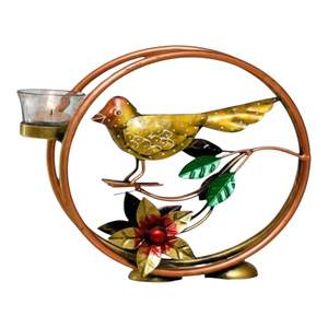 Élégant photophore en aluminium en forme d'oiseau, conçu pour la décoration de bureau, améliorant l'esthétique du bureau, design artistique, léger et polyvalent - Product Image 3