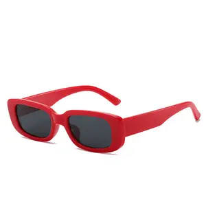 Óculos de condução retangular, óculos de sol para mulheres e homens, retrô, moderno, vintage, estreito, quadrado, proteção uv400