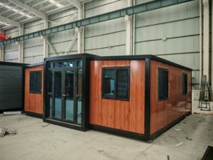 Conteneur extensible personnalisé Tiny Home 2-3 chambres Toit imperméable Maison préfabriquée mobile pour chantier de construction et camping en plein air - Product Image 6