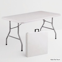 Table pliante d'extérieur moderne pour café et repas, avec rangement artisanal et bureau pliable, utilisable comme table de lit