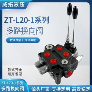 Válvula Hidráulica Integrada Multivía Weituo Hydraulics Serie ZT L20, Tipo de Conmutación de Doble Acción y Dirección Reversible - Product Image 4