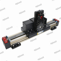 Guide de levage et de descente du module de courroie synchrone Mjunit, guidage de glissière robuste, glissière à grande vitesse d'entraînement de servomoteur 750w