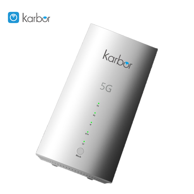Karbor B70 5G WiFi Router 2167Mbps High Speed CPE with Firewall & VPN Sim Card Slot VoIP LAN Home Data 300Mbps QoS