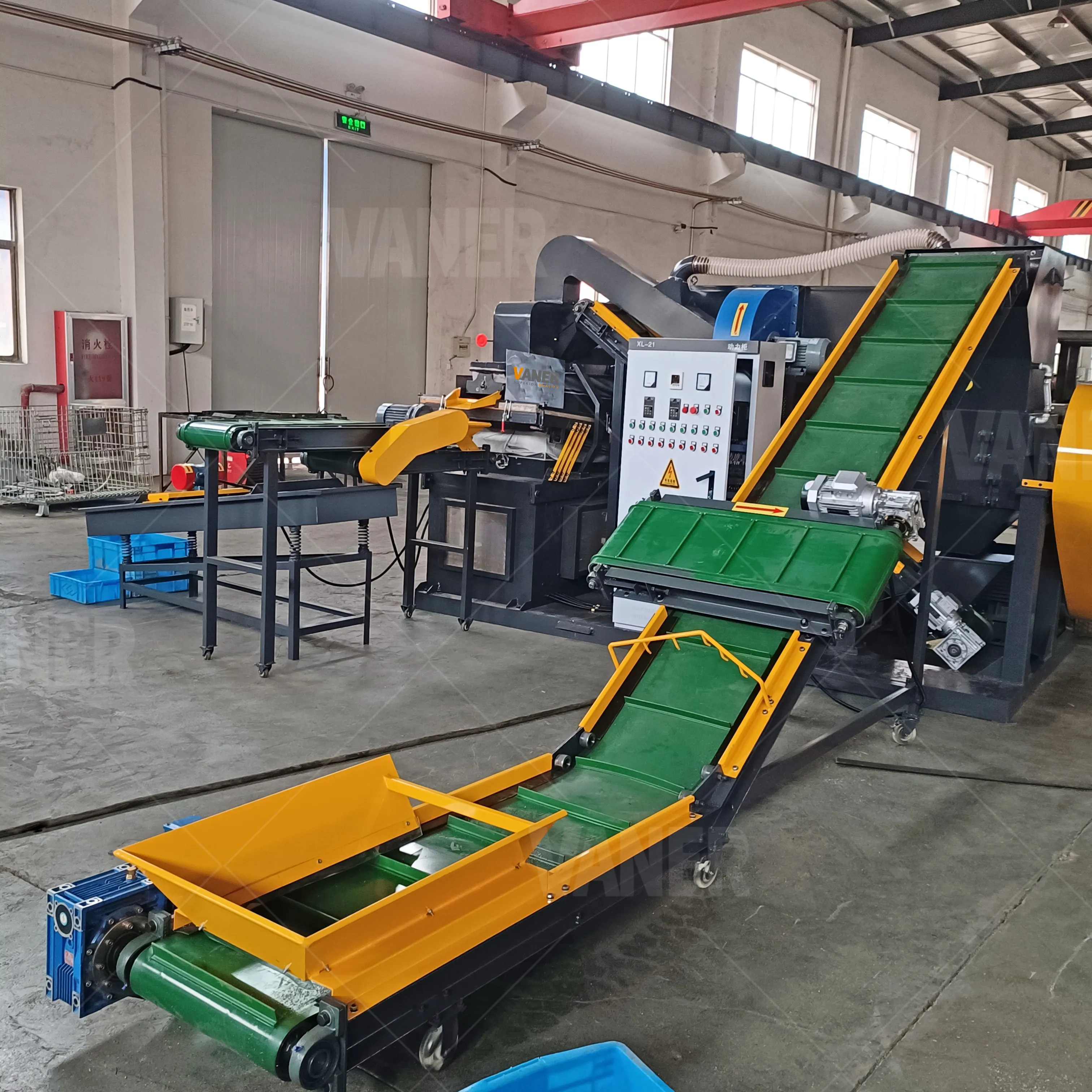 VANER V-S30 400-500KG/H automatic scrap copper cable granulator machine copper wire recycling for used cable