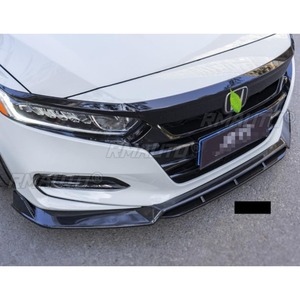 <b>Car</b> Front Bumper Lip <b>Diffuser</b> Spoiler Glossy Black Modification Part for Honda 10th Gen Accord 18-21 Bumper Protector Body Kit - Product Image 5