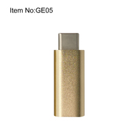 Adaptador Bloqueador de Datos USB C a USB de Aleación de Aluminio, Marca Gold, Nuevo, con Fuente de Alimentación AC/DC para Laptop y Teléfono Móvil, 100% Compatible con OEM