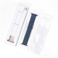 Nouvelle boîte d'emballage de boîtier de montre Filp Flap Logo personnalisé avec bac à papier transparent blanc