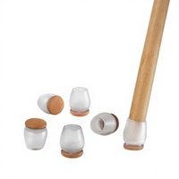 Protections de pieds de meubles en silicone, capuchons de sol anti-rayures, antidérapants, silencieux, réduction du bruit pour les pieds de table et de chaise