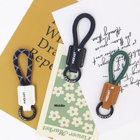 TOLKA Nouveau Porte-clés Exquis en Polyester, Art Moderne, à Suspendre, DIY, Petit Pendentif pour Sac, Clé de Voiture, Impression Personnalisée, Modèle TKHYXGS