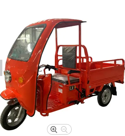 AERA-T424 à usage familial tricycles électriques semi-fermés pour adultes moto électrique à 3 roues tuktuk avec cellule amovible au lithium