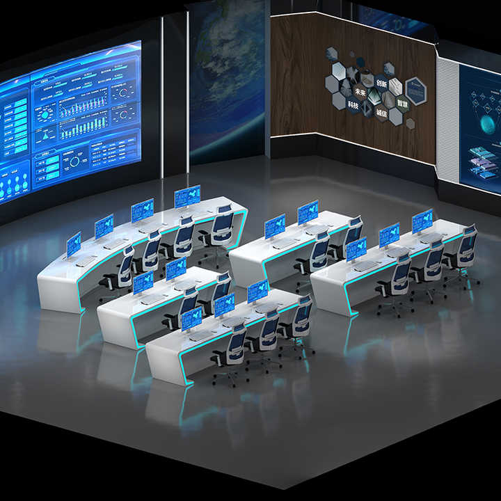 Modern Extendable Anchor Desk Control Center Console for Reception ...