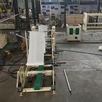 Machine industrielle de fabrication de boîtes de mouchoirs en papier avec contrôle PLC pour la conversion