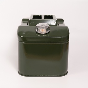 Bidon de carburant métallique carré pour voiture, personnalisable, différentes capacités, vert, <span class=keywords><strong>en</strong></span> <span class=keywords><strong>fer</strong></span>, type jerrycan - Product Image 2