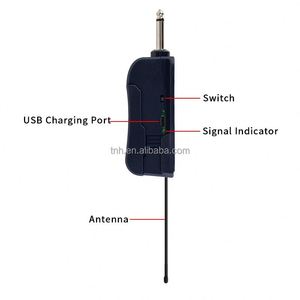 TNH um-wx607 mikrofon dinamis nirkabel UHF genggam profesional untuk mengajar - Product Image 3